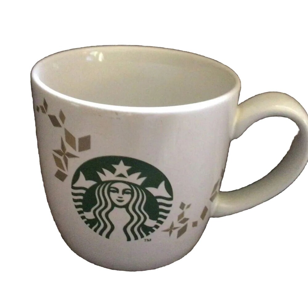 Starbucks Coffee 2013 Holiday Collection 14oz Ceramic Mug Logo Graphic
